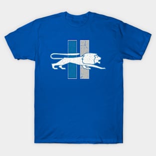 Detroit lions 1946 - Textured Retro Style T-Shirt